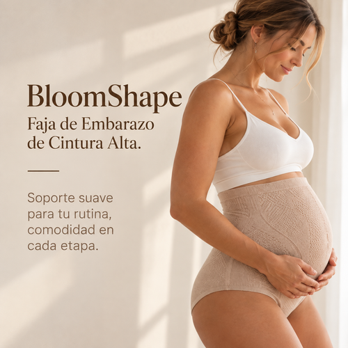 Brunito™ BloomShape | Faja de Embarazo de Cintura Alta