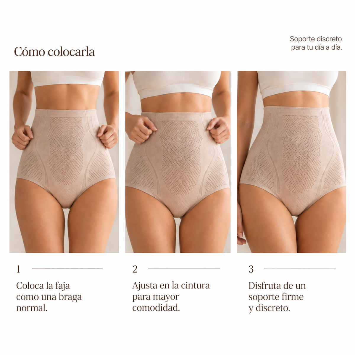 Brunito™ BloomShape | Faja de Embarazo de Cintura Alta