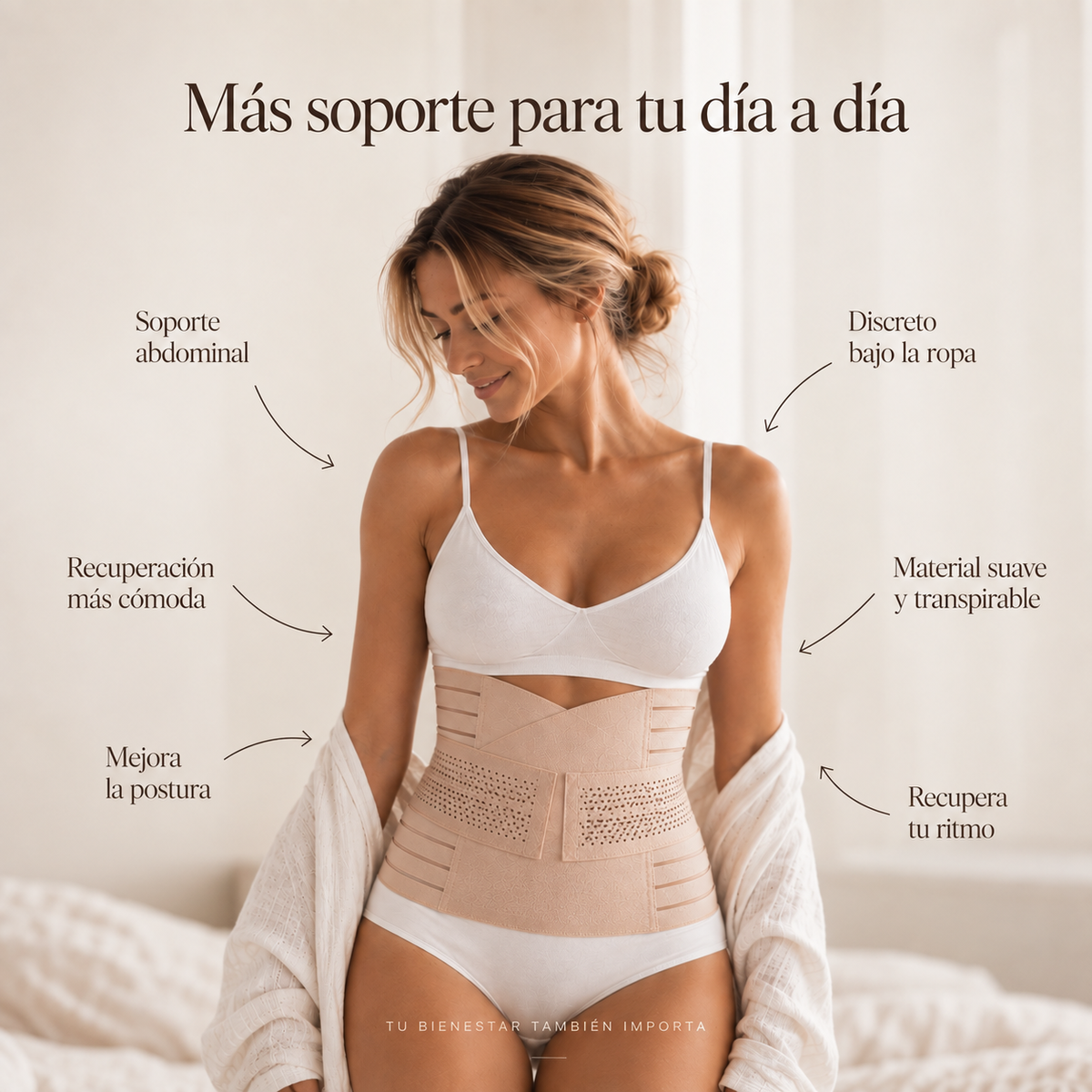 Brunito™ RecoveryFit | Faja Posparto de Recuperación y Soporte Abdominal